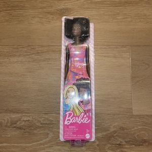 Barbie Doll In Pink Barbie Dress Afro Mattel New.  Boxes vary in condition